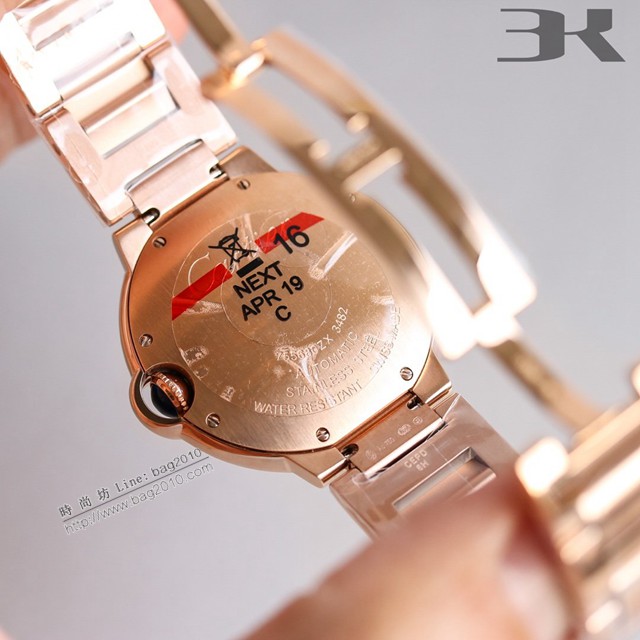 卡地亞女士手錶 Cartier經典款3K廠藍氣球 BallonBleuDe系列腕表  gjs2163